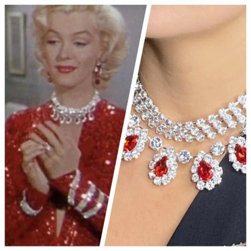 Collana replica marilyn monroe - collana,