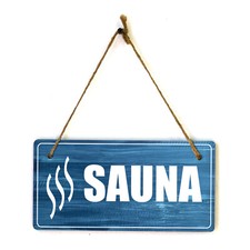 Insegna Sauna 5x10 da