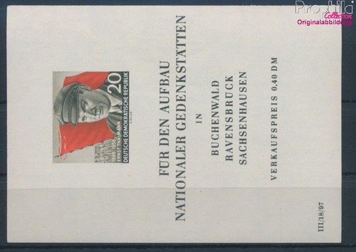 Francobolli ddr 1956 block - francobolli,