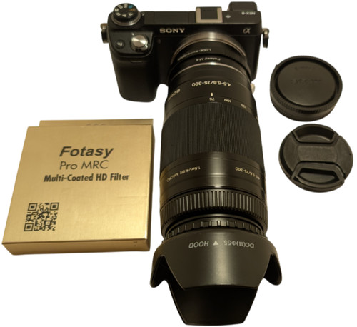 Sony mount adattato - e-mount,