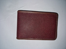 portafolgio da uomo vintage con portacarte e contanti e portafoto