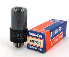 6N7GT Tung-Sol NOS Tube Valve tubo valvola lampada TSF ৄ泵洀 真空管 Valvula