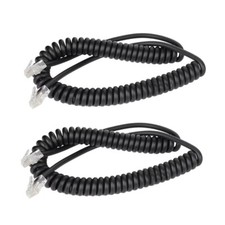 2X Cavo microfono Icom HM-207-s IC-2300H IC-2730A ID-5100A ID-4100A