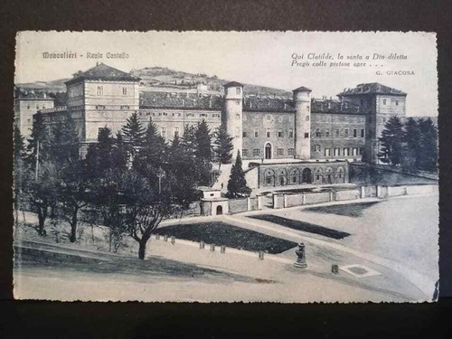 Cartolina moncalieri castello - cartolina,
