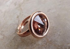 Anello in argento placcato oro