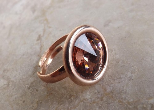 Anello argento placcato oro - anello, in