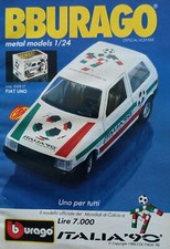 Pubblicità Advertising Werbung Italian Clipping 1989 BBURAGO Fiat Uno Italia90.