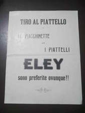 Volantino Pubblicitario Tiro al Piattello e Cartucce Eley Firenze QX2813