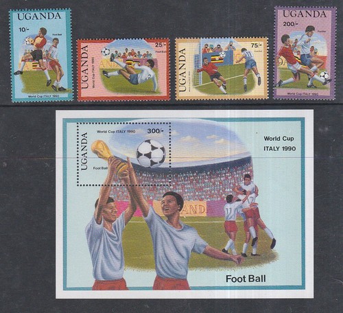 Uganda 1990 mint - uganda, fifa