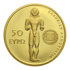 Grecia, 2024, moneta d'oro, 50