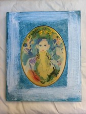 Litografia ovale Sottosmalto - Ernesto Treccani