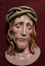 Antico Vecchio volto di Cristo