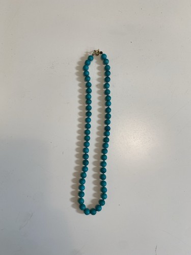 Collana vintage perle plastica