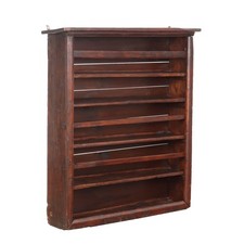 Piattaia Pensile Antica Abete Rustica Italia XX Secolo Originale