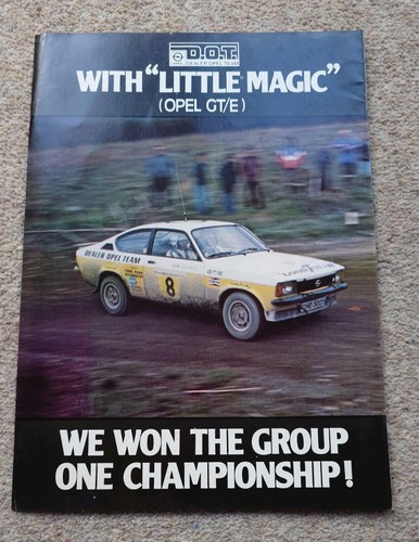 Poster rally originale opel - rally,