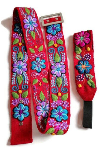 Set cintura fascia lana - , andina