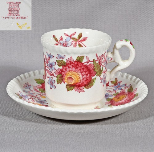 Spode aster demitasse tazza - spode, 2