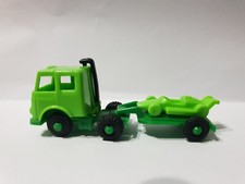 1986 KINDER MONTABLE COMPONIBILI CAMION TRANSPORTSATTELZUGE #4 VERDE