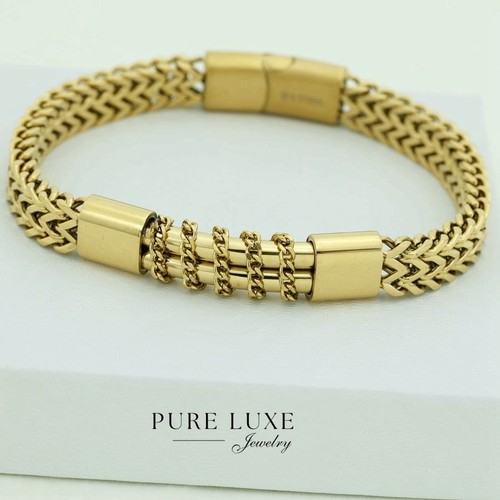Bracciale uomo acciaio inox - bracciale,