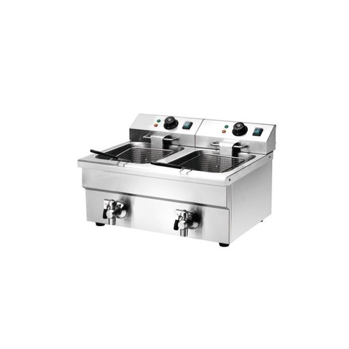 Friggitrice elettrica doppia - friggitrice,
