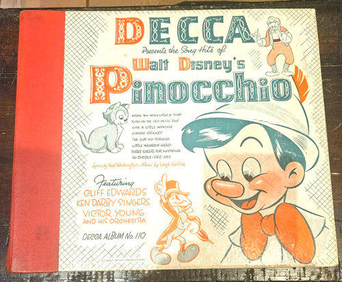 Walt disney pinocchio vinyl - walt,