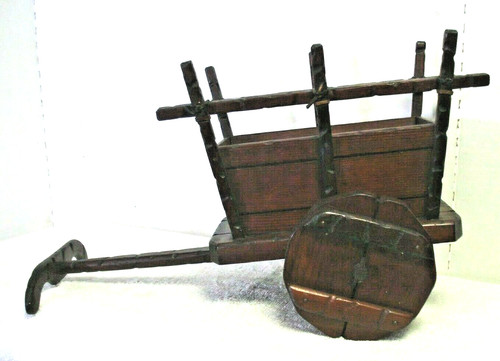 Carrozza buoie legno - carrozza, in