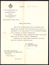 AUTOGRAFI POLITICA-MINISTRO FRANCESCO DE SANCTIS-1932-ENIGMISTICA-CAMPORESI