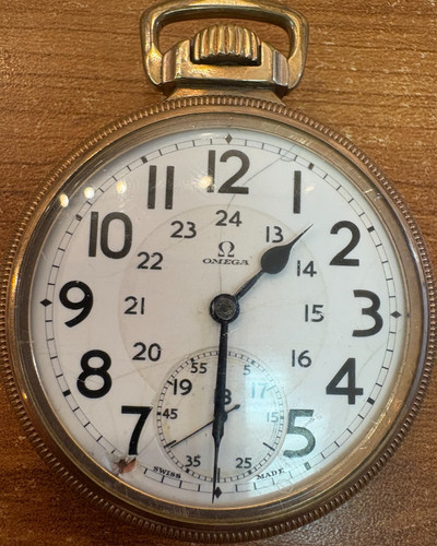 Omega pocket watch - 24, hr