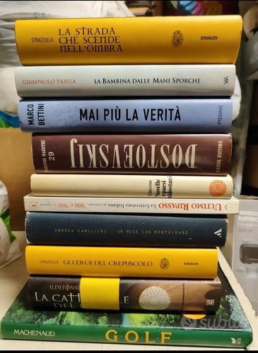 Libri vari generi usati lotto - vari,