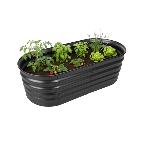 Aiuola rialzata semicircolare