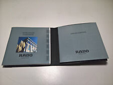 ULTRA RARE RADO JUBILE' BOOKLET AND BLANK GUARANTEE YEAR 1997 GENUINE