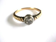 Antico anello oro 585 con - antico,
