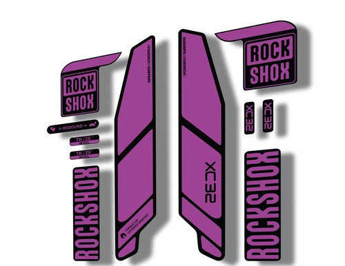 Adesivo rock shox xc32 2014 - shox,