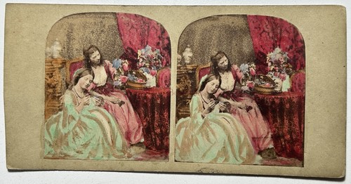 Deux femmes aux fiori c1860 - deux,