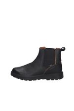 Grisport Tronchetto Uomo Oliato in Pelle Con Elastici, Gritex - Colore : Nero