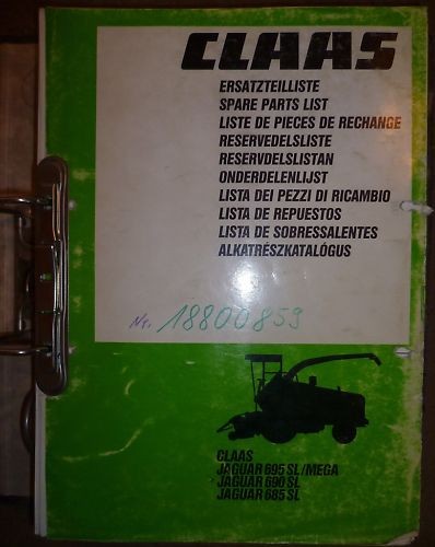 Catalogo ricambi trincia - , claas