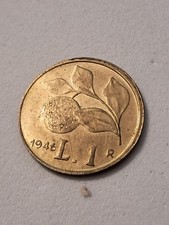 1 lira 1946 - Riproduzione/Fac