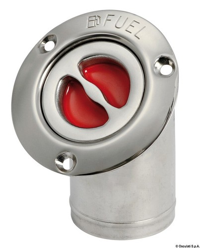 Tappo inox imbarco - fuel, mm