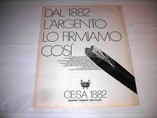ARGENTO CESA 1975 pubblicità/advertising
