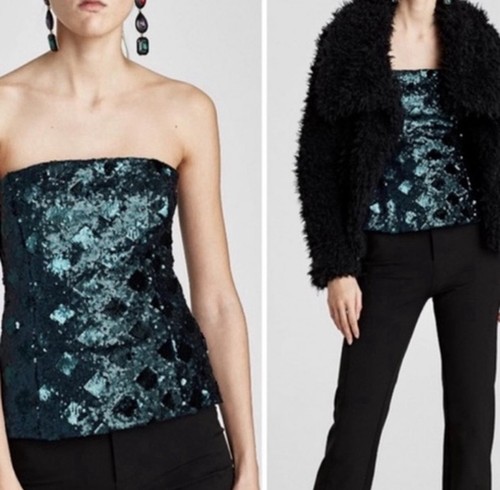 Top corsetto zara verde - zara,