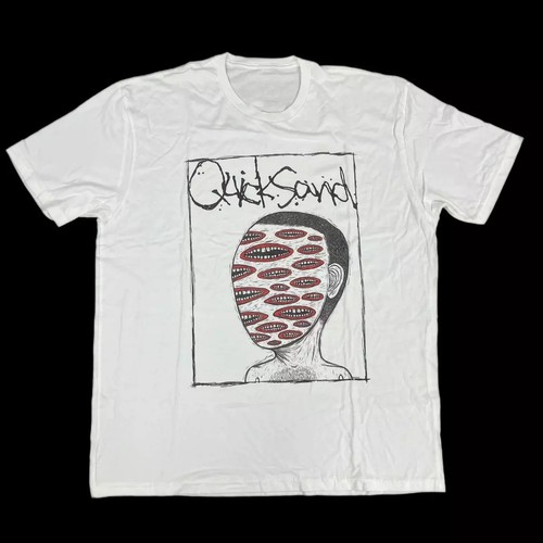 Shirt bianca quicksand - quicksand, band