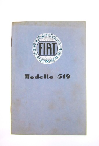 Depliant fiat mod 519 - mod., (3105)