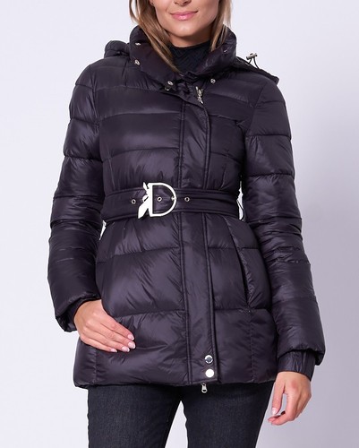 Piumino donna nero patrizia - piumino,