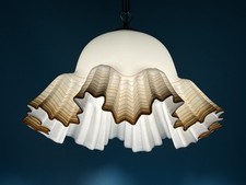 De Majo Murano Lampada A Sospensione Lampadario Vetro Fazzoletto Design 1970