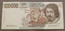 100000 LIRE CARAVAGGIO 1°