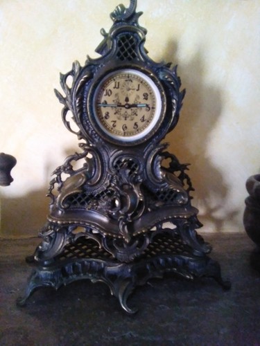 Sveglia vintage ottone - sveglia, in