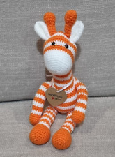 Giraffa  tecnicolor,  bambola uncinetto  fatta a mano Idea Regalo