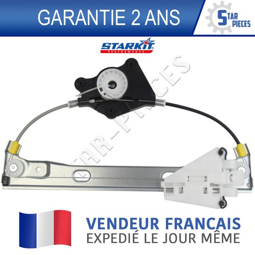 Leve vitre arriere - vitre, gauche