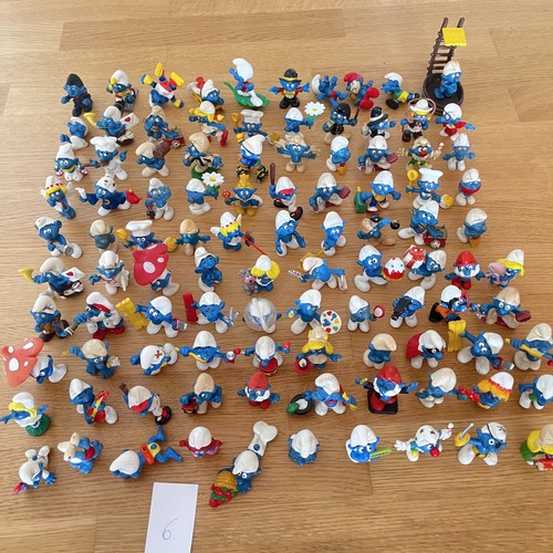 Lotto 100 puffi schleich - puffi,