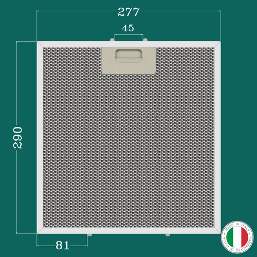 Filtro alluminio per cappa - , da